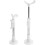 2PCS Adjustable Height Doll Stands Puppet Support Base Figure Display Stand 1