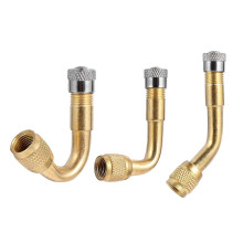 3 Pcs Copper Tyre Valve Extension Stem Adaptors for Wheel Tires