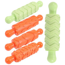 5 Pcs Kids Rolling Pins Handmade Clay Craft Tools DIY Supply for Children Art Projects