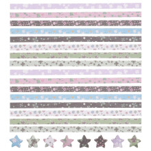540Pcs Colored Star Origami Paper Strips DIY Origami Stars Craft Paper Strips