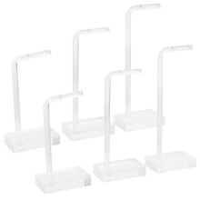 6 Pcs Earring Display Rack, Jewelry Holder for Ear Stud Storage, Ear Jewelry Organizer Stand
