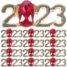 30PCS 2023 Charms Nail Art Rhinestone Inlaid Ornaments for Phone Case Embellishments
