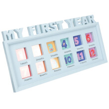 12 Month Baby First Year Growth Photo Frame Infant Picture Holder