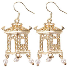 1 Pair Chinese Style Drop Earrings Creative Ear Jewelries for Women