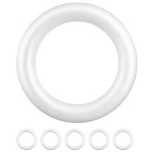 6 Pcs Blank Foam Rings for DIY Wreath Painting Crafts Projects Round Foam Craft Circles