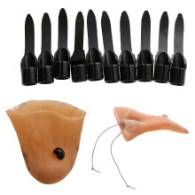 Witch Cosplay Prop Set Funny Makeup Chin Teeth Nails for Party Cosplay