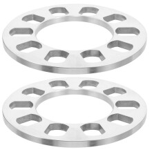 2pcs 5-Hole Metal Wheel Hub Spacers Replacement Vehicle Accessory