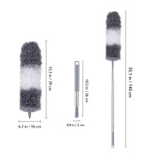 Microfiber Duster with Extension Pole, Flexible Dust Cleaner for Fan Ceiling Cleaning
