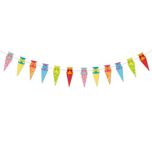 German-themed opening season party flag banner