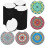 Sublimation Car Coaster Blank 60 pcs 1
