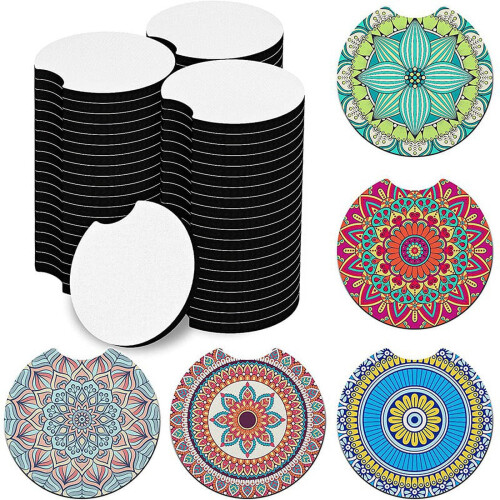 Sublimation Car Coaster Blank 60 pcs