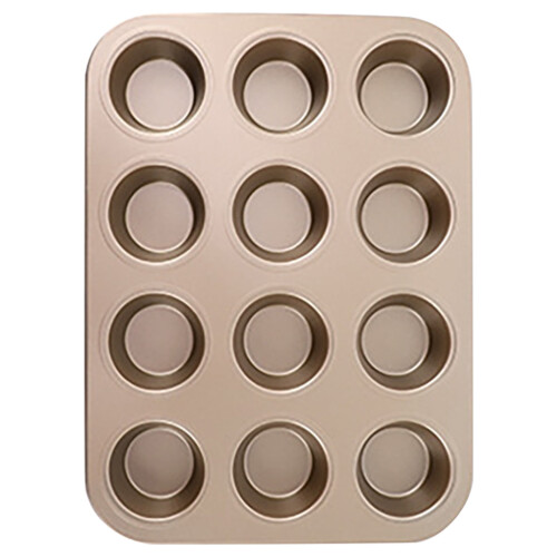 Non-stick muffinform 4/6/9/12-kops stålbageplade
