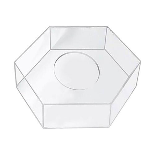 Suporte para bolo redondo, quadrado, hexagonal, resistente, 3 andares