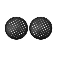 Plaques à pizza Qtmnekly en acier au carbone, 28 cm (11 pouces), lot de 2