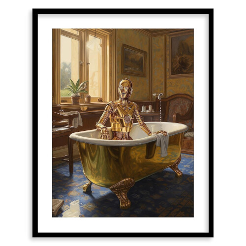 Star Wars kunsttryk – Vintage Darth Vader design