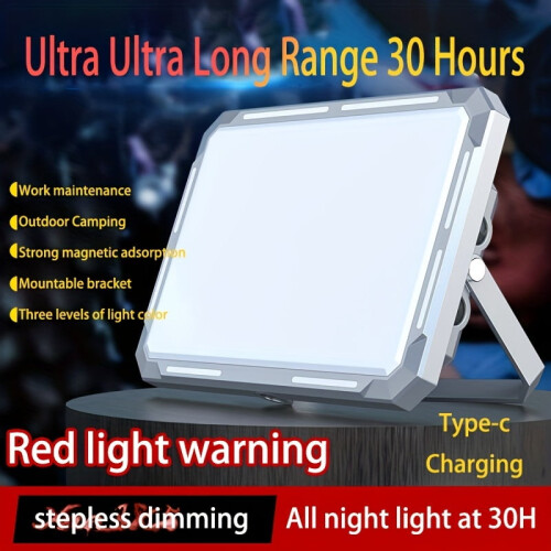 Luz de trabalho LED com carregamento USB-C