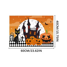 Halloween Door Mat 40 x 60 cm Non-Slip Polyester