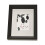 Photo Frame Black White Oak Walnut 4x6 Inches 1