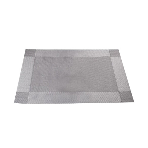 Set van 6 vinyl placemats – Wasbaar PVC & Polyester,