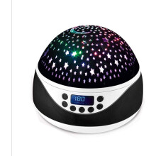 Stjärnnattlampsprojektor med Bluetooth-högtalare och 360