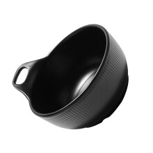 Melamine dessertkom, zwart, 300 ml