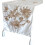 Velvet Table Runner Ivory White 14 x 48 inches with 1