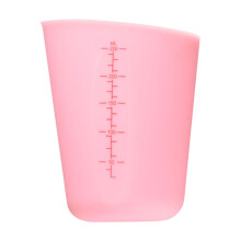 Gobelet doseur en silicone souple de 250 ml pour résine et beurre.