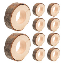 20 ronds de serviette en bois pour la mise en place de la table