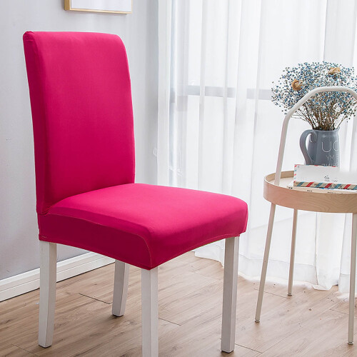 Stretch Chair Slipcover Solid Color Elastic Washable