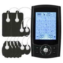 Stimulator muscular TENS reîncărcabil cu 24 de setări, masaj electronic cu puls pentru ameliorarea naturală a durerii.