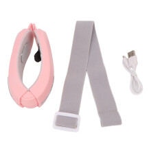 Appareil de massage facial rechargeable en polypropylène, utilisant la compression d'air et la thermothérapie pour favoriser l'hypertrophie
