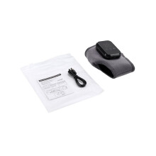 Appareil de massage chauffant pour les pieds avec triple thérapie, 3 niveaux de chauffage, 3 vitesses, masseur de cheville portable sans fil