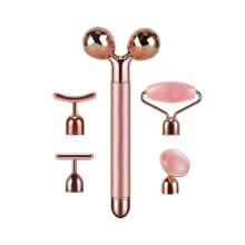Barre de beauté 5 en 1, masseur facial électrique vibrant QVS