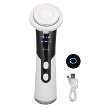 Appareil de massage facial anti-âge pour les soins de la peau, qui lifte et raffermit la peau relâchée grâce à un massage chaud et à la phot