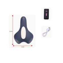 Appareil d'entraînement des muscles du plancher pelvien avec 4 réglages de massage et un coussin de récupération, rechargeable via USB.