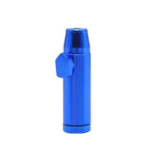 Dispenser Aluminium Snuff Snorter Snusflaske Kugleformet Kugleformet Metal Raket