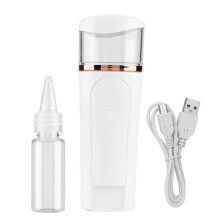Vaporizzatore nano portatile con display LCD, nebulizzatore facciale portatile a nebbia fine, tecnologia di vibrazione ultrasonica per