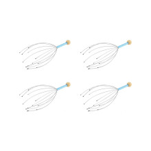 4X Masaj metalic pentru degete, gât, scalp, cap, stres, relaxare