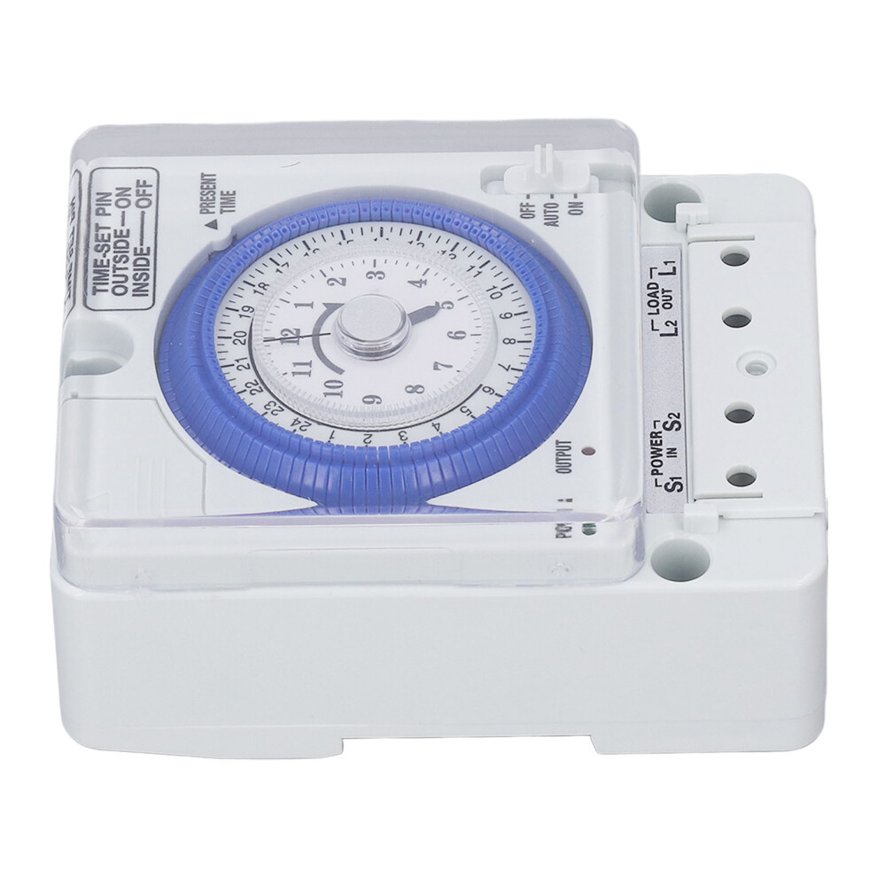 Mechanical Timer Switch 24H Pc Flame Retardant 7806371568742