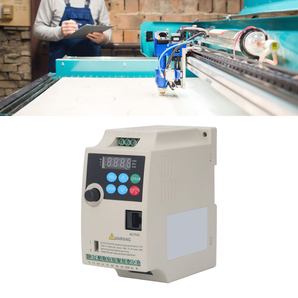 0.55KW Single to Three Phase VFD Converter