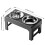 Ergonomic Dog Bowls With Adjustable Height And Durable-Gray 4