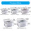 Multipurpose Refrigerator Boxes Featuring Drain Basket Ideal For 4