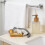 Ensemble de statues en plastique, chats endormis mignons-Jaune 5