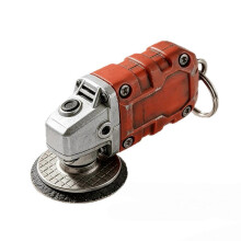Mini Grinder Keychain Compact Portable Lightweight Sturdy Aluminium Alloy for Keys Bags Pockets Home Work Outdoor Use