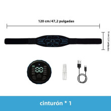Abdominal Muscle Massager with Water-Hydrated Cushion & 30 Strength Levels