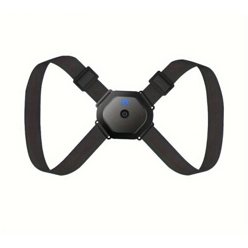 Adjustable Posture Correction Belt Rechargeable USB LCD Movement Counter for Back Pain Relief