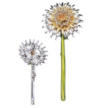 Elegant Brooch for Dress and Coat, Alloy Material, 2.9 cm x 6.9 cm