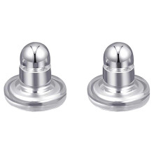 Locking Earring Backs Silver Hypoallergenic Gold-Plated Anti-Poke Safety Cap Fits 0.9-1.2mm Posts For Heavy Earrings Droopy Ear Support