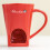 Ceramic Fondue Cup 130ml Includes Fork For Chocolate And-White 7