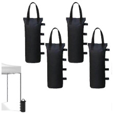 4 sacs de lestage en sable pour tente pliante, poids robustes pour auvent, tonnelle et abri solaire extérieur supplémentaire